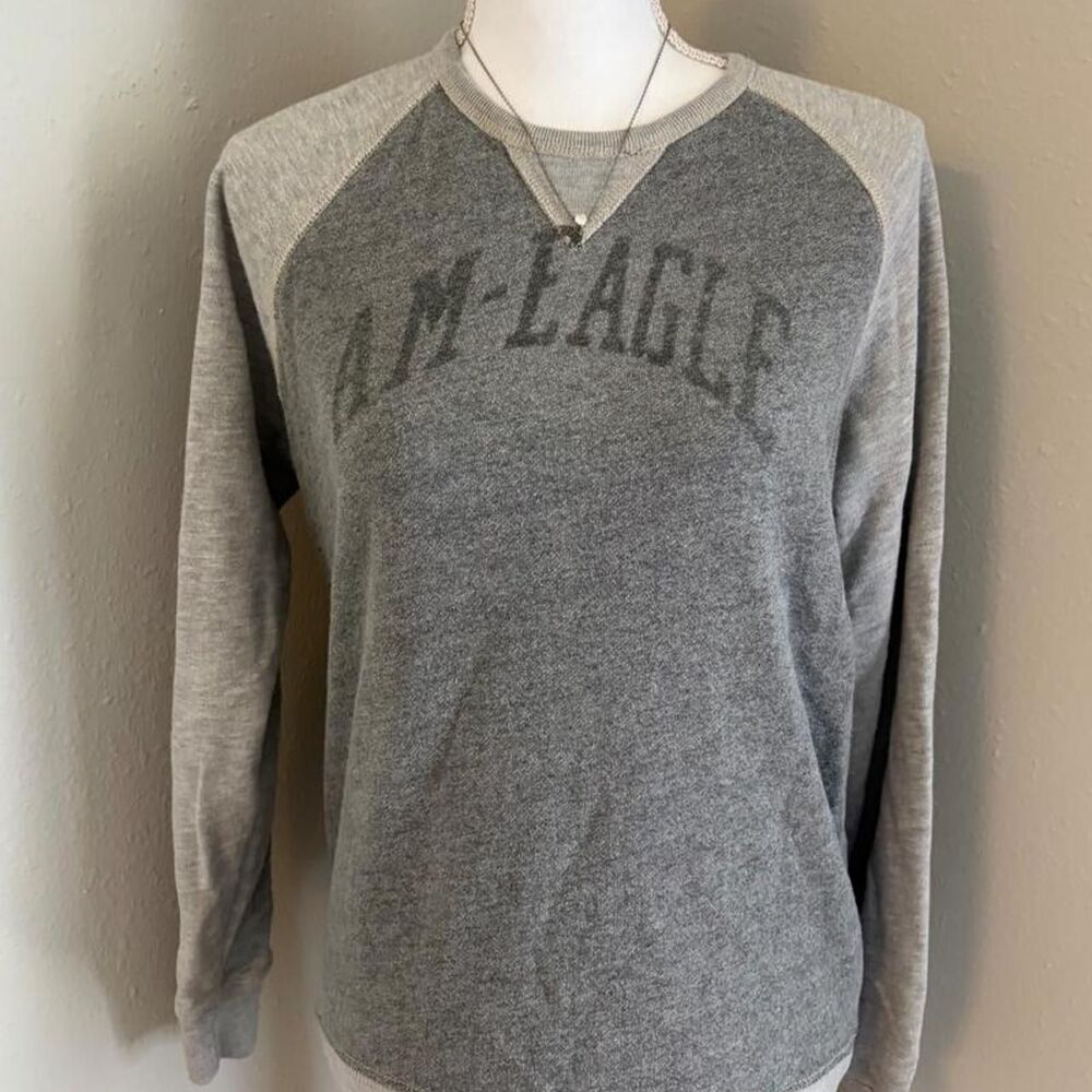 vintage American Eagle Outfitters gray sweater